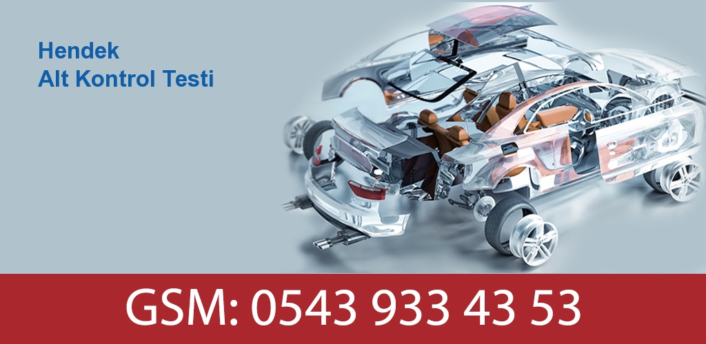 Hendek Alt Kontrol Testi 